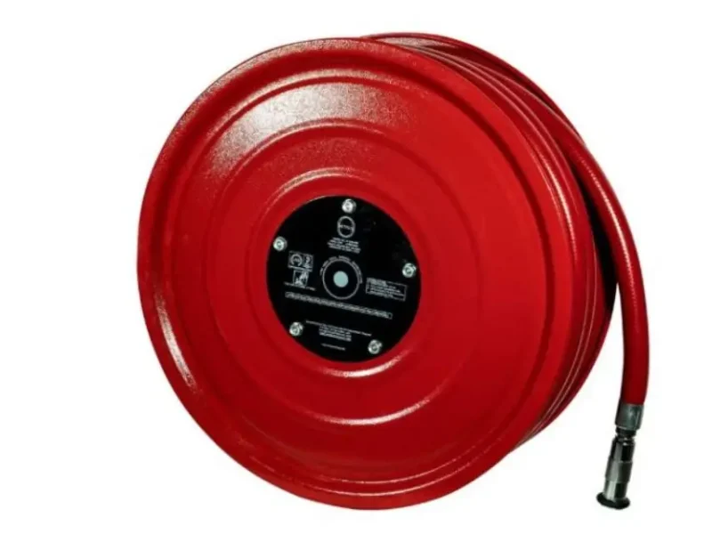 What Are the Safety Precautions When Operating a Fire Hose Reel?