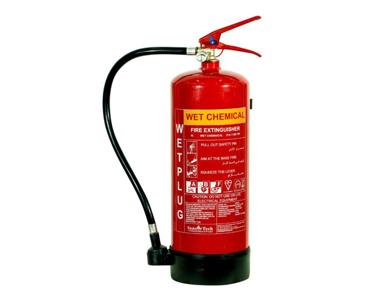 How Should You Use a Wet Chemical Fire Extinguisher Safely?